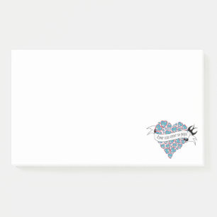 Bloco De Notas Pague amor com amor ilustrado provérbio português
