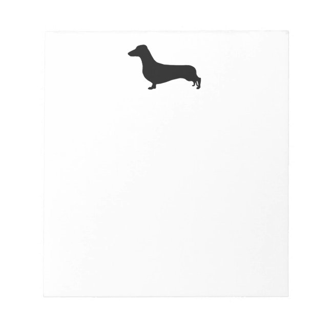 Bloco De Notas Painel de Notas do Dachshund (Frente)