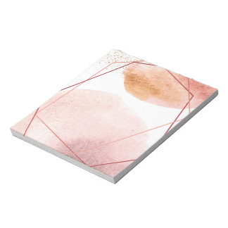 Bloco De Notas Painel de Notas Dourado rosa