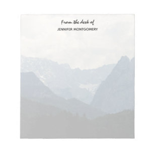 Bloco De Notas País de Foto Natural dos Alpes