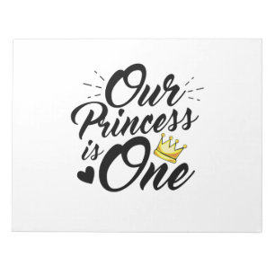 Bloco De Notas Pais Mães primeiros aniversarios da Filha Princesa