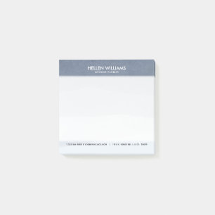 Bloco De Notas Paisagem de Abstrato de Cinza Azul Suave