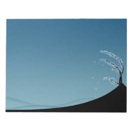 Bloco De Notas Paisagem de Época Coberta por Neve