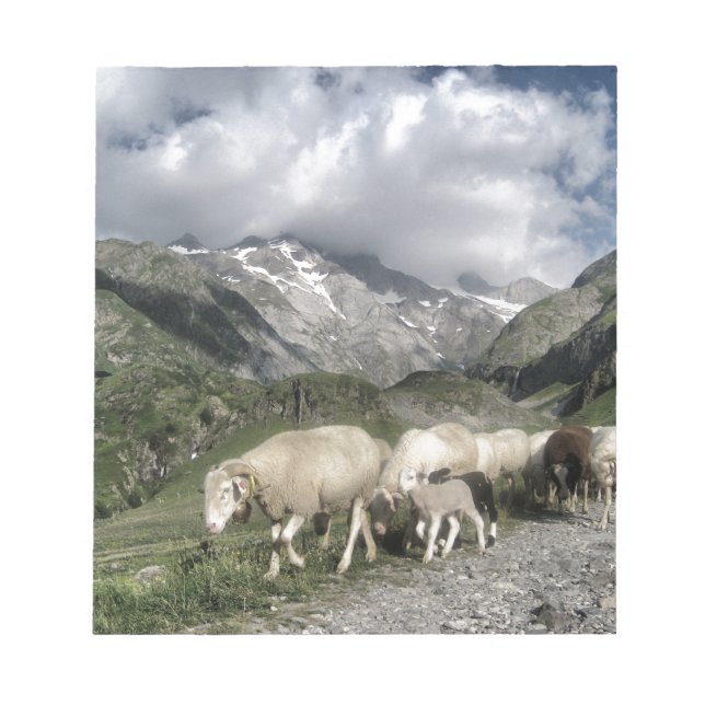 Bloco De Notas paisagem de pirenéus (Frente)