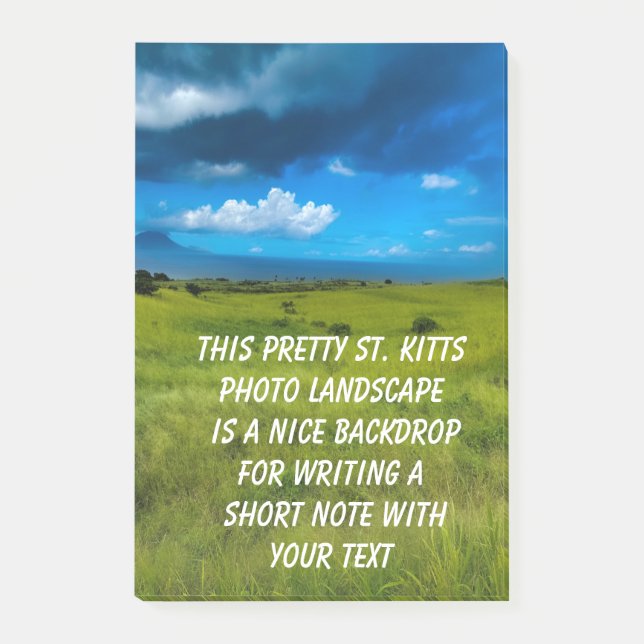 Bloco De Notas Paisagem rural de Kitts Santos (Frente)