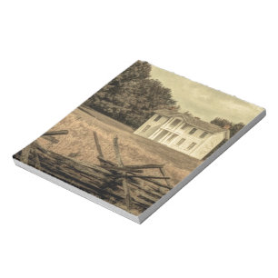Bloco De Notas Paisagem Rural do Sul - Fábrica colonial russa