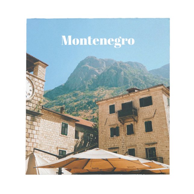 Bloco De Notas Paisagem urbana de Montenegro (Frente)