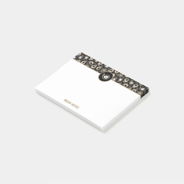 Bloco De Notas Paisley Cat (Inclinado)