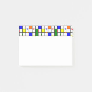 Bloco De Notas Palavra Cruzada Colorida