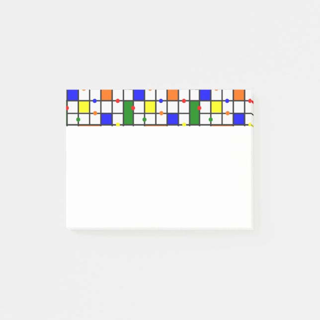 Bloco De Notas Palavra Cruzada Colorida (Frente)