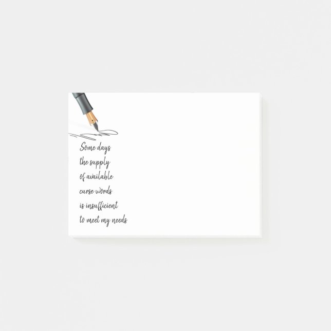 Bloco De Notas Palavras amaldiçoadas Não atendam às minhas necess (Frente)