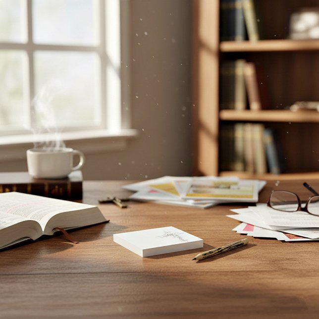 Bloco De Notas palavras cristãs cruz (Criador carregado)