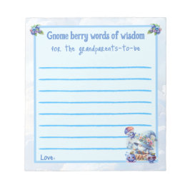 Bloco De Notas Palavras de Sabedoria para os Avós-futuros Notepad