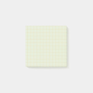 Bloco De Notas Pale Teal Checkered Pattern Soft Grid Design