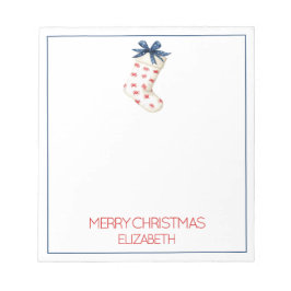 Bloco De Notas Palha de Natal do Caranguejo Vermelho Costeiro