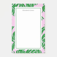 Palm Tree Pink + Green Preppy
