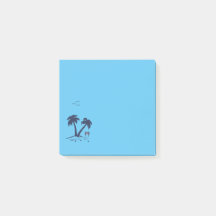 Palm Trees Beach Sky Blue
