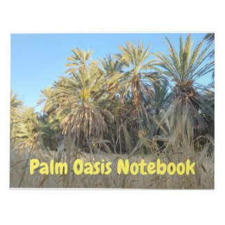 Bloco De Notas Palm trees oasis notebook