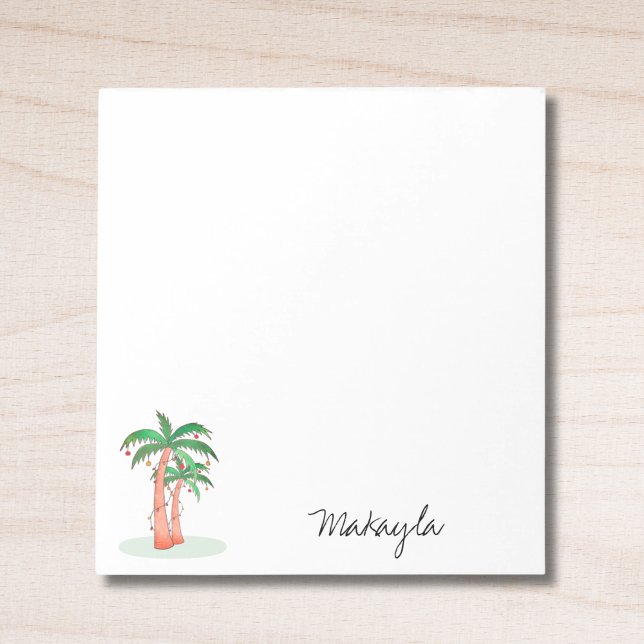 Bloco De Notas Palm Trees Personalizadas (Criador carregado)
