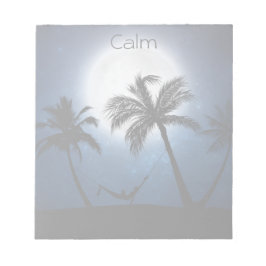 Bloco De Notas Palmeiras ao luar