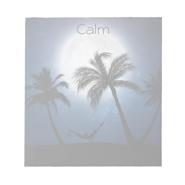 Bloco De Notas Palmeiras ao luar (Frente)