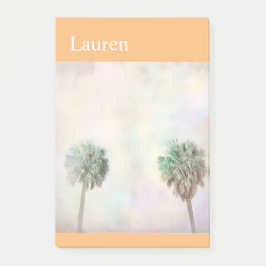 Bloco De Notas palmeiras tropicais arte personalizada