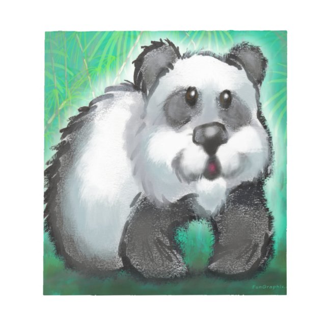 Bloco De Notas Panda Bear (Frente)