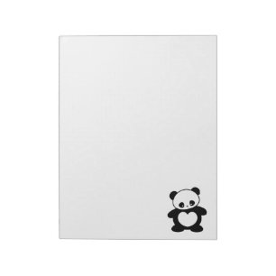 Bloco De Notas Panda de Kawaii