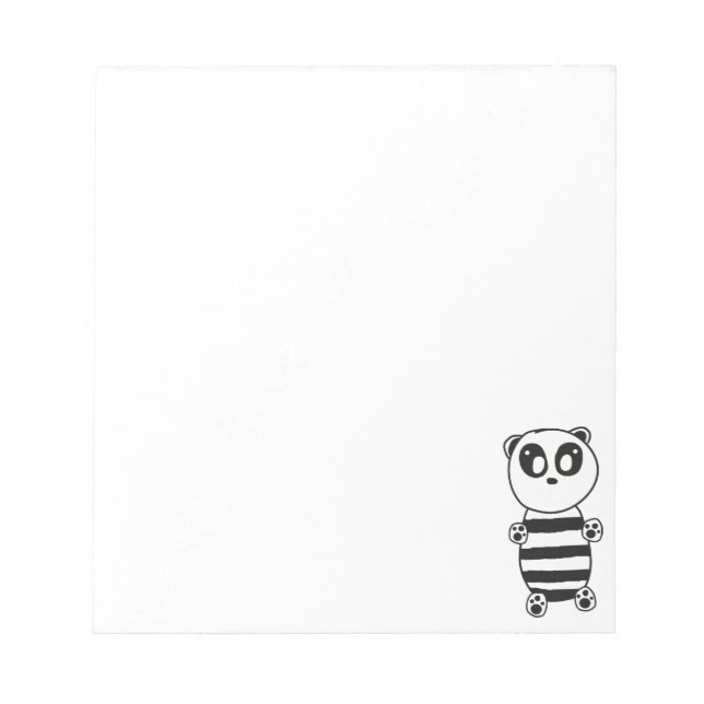 Bloco De Notas Panda Kids (Frente)