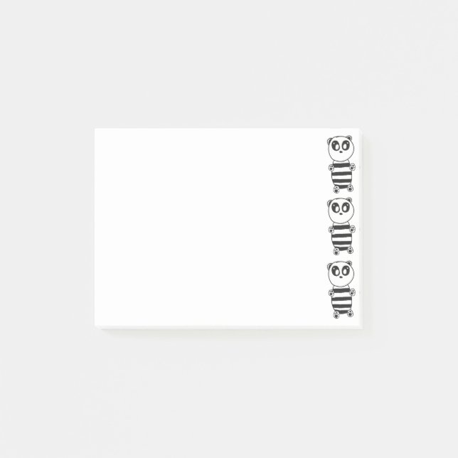 Bloco De Notas Panda Kids    (Frente)