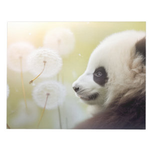 Bloco De Notas Panda Wild Animal Tranquilo Pacífico