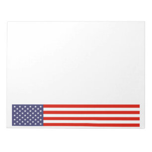Bloco De Notas Panelas de anotações da bandeira americana Estr
