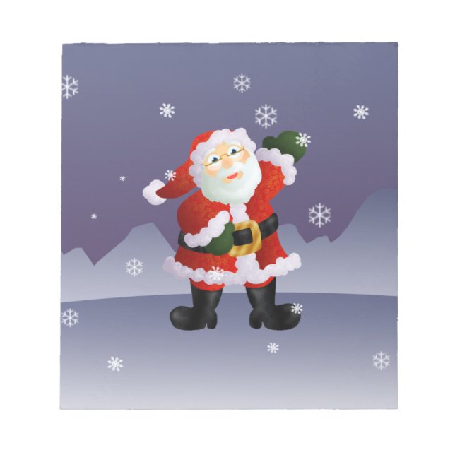 Bloco De Notas Papai noel (Frente)