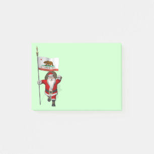 Bloco De Notas Papai Noel, Alferes Da Califórnia