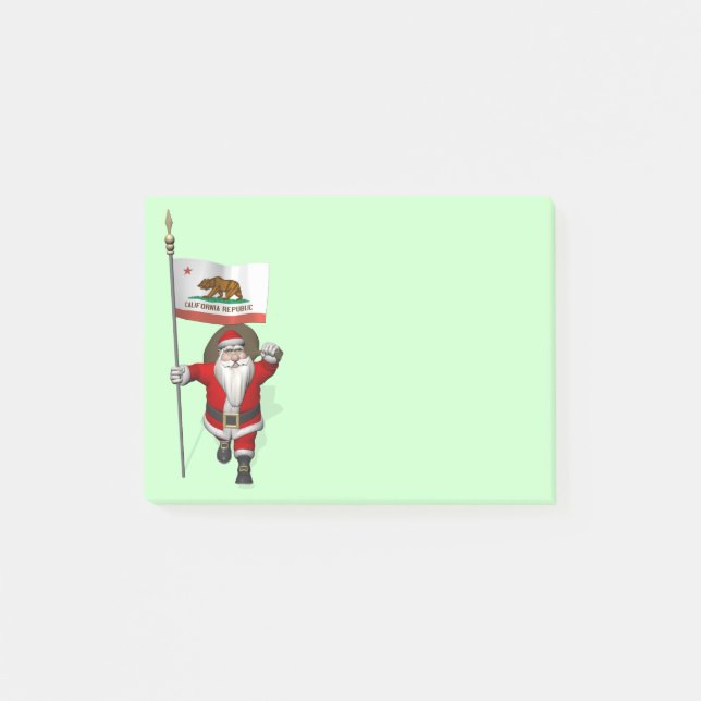 Bloco De Notas Papai Noel, Alferes Da Califórnia (Frente)