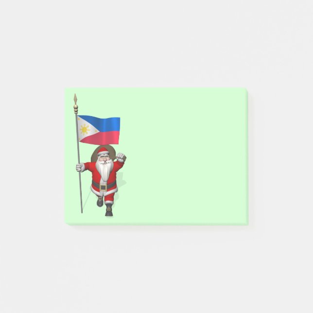 Bloco De Notas Papai Noel, Alferes Das Filipinas (Frente)