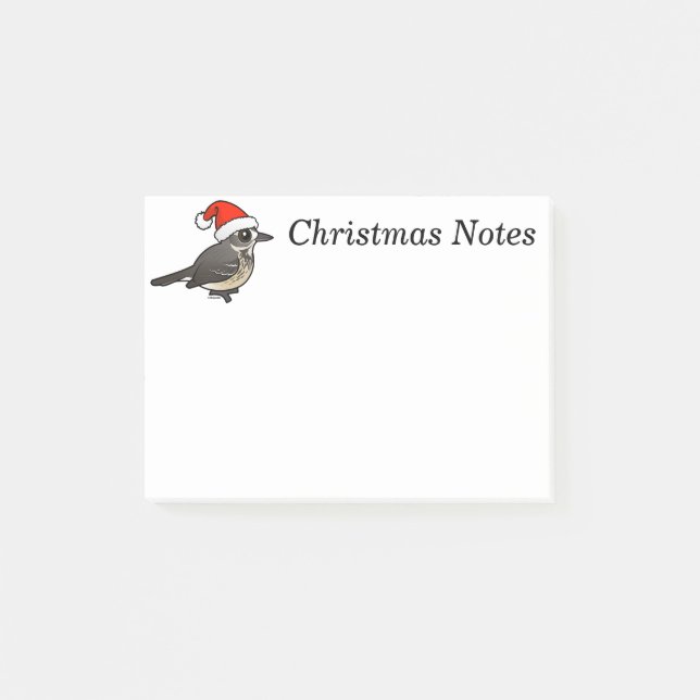 Bloco De Notas Papai noel American Pipit (Frente)