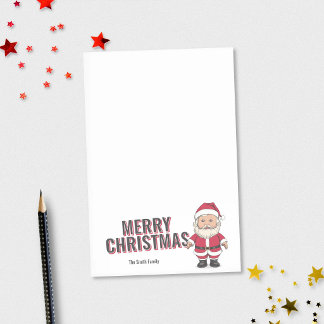 Bloco De Notas Papai Noel - Boneca de brinquedo Santon Natal
