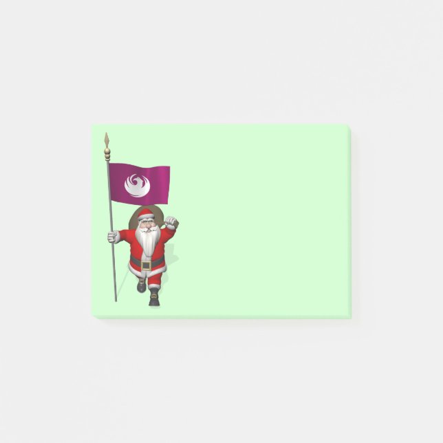Bloco De Notas Papai Noel Com Alferes De Phoenix (Frente)