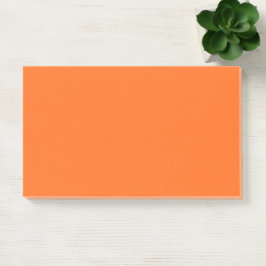Bloco De Notas Papaya Fizz Simples 10" x 6"