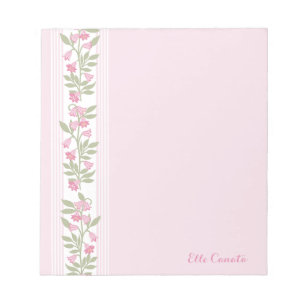 Bloco De Notas Papeis Personalizados Preppy Vines