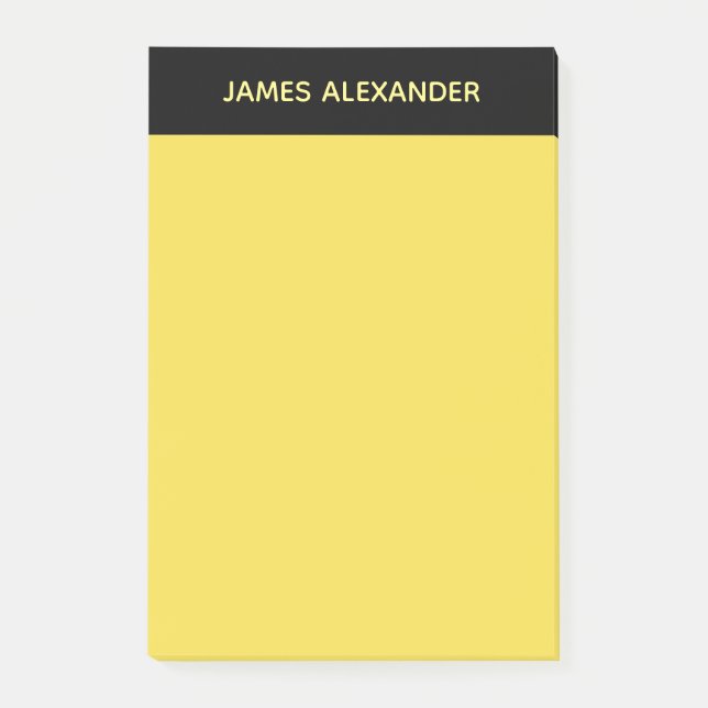 Bloco De Notas Papel amarelo legal do advogado (Frente)