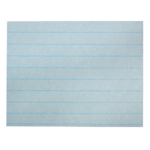 Bloco De Notas Papel azul do caderno
