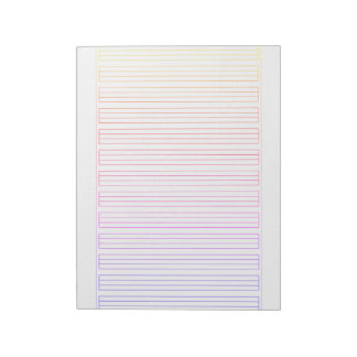 Bloco De Notas Papel de Caligrafia Alemã – 3 Linhas com Moldura