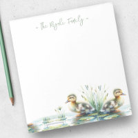 Papel de Carta de Água Patos Personalizados