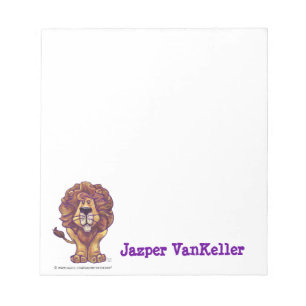 Bloco De Notas Papel de Carta Lion