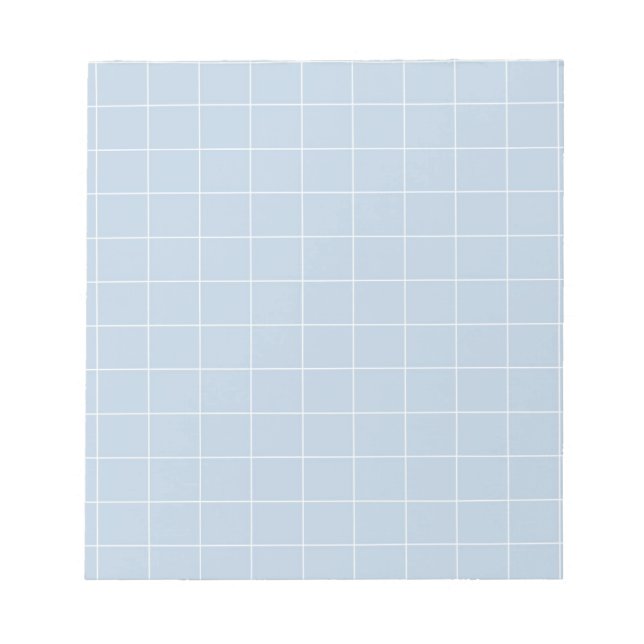 Bloco De Notas Papel de Carta Na moda Clássico Checkered Gingham  (Frente)