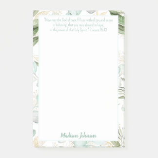 Bloco De Notas Papel de Carta Personalizada Eucalyptus