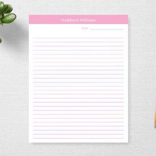 Bloco De Notas Papel de carta Personalizado Para Lista de Tarefas