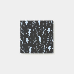Bloco De Notas Papel de carta preto no relâmpago fedorento de vol